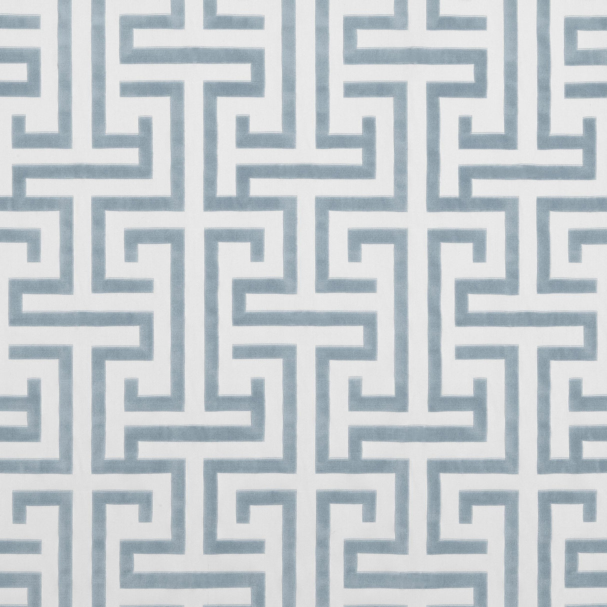 Thibaut Ming Trail Light Blue Fabric