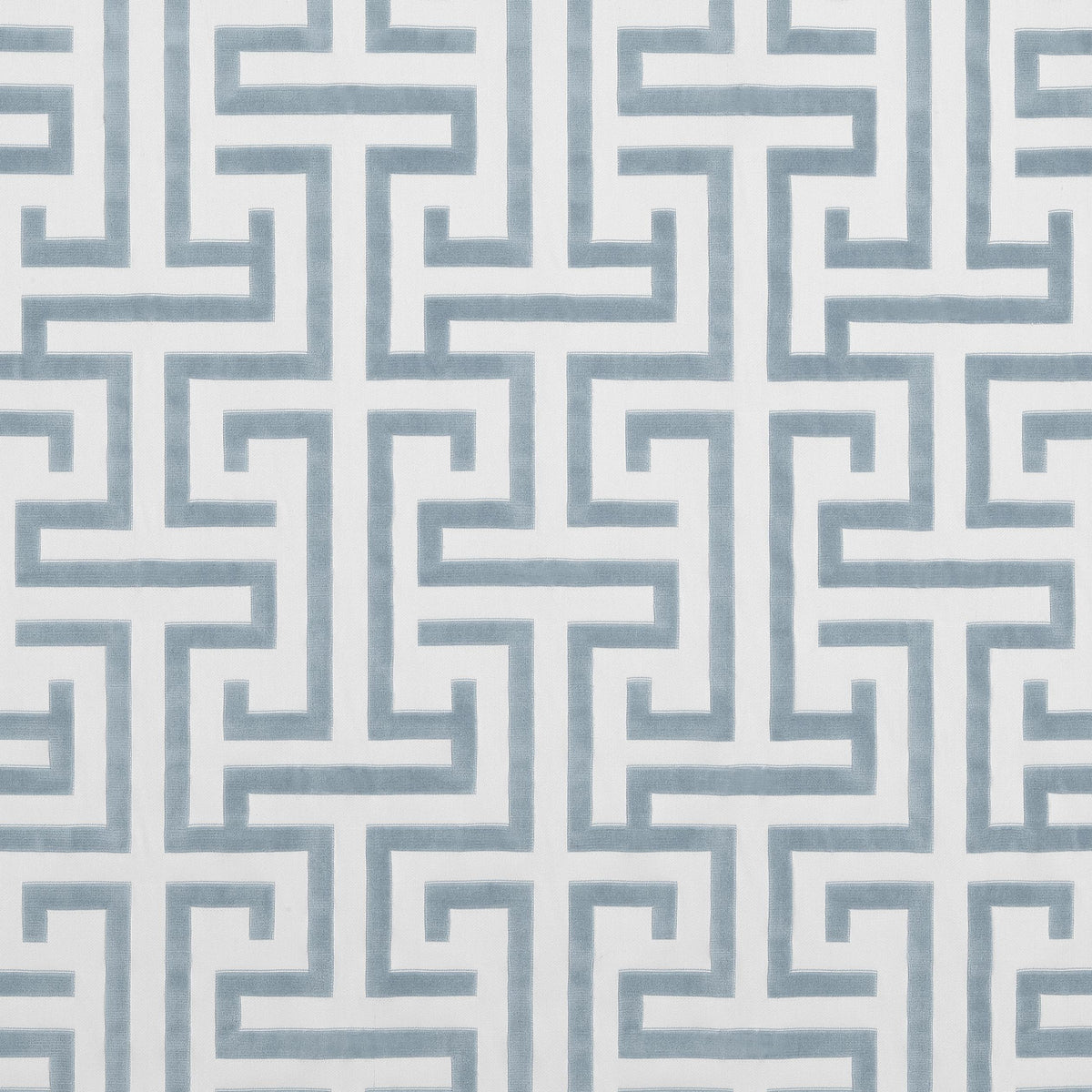 Thibaut Ming Trail Light Blue Fabric