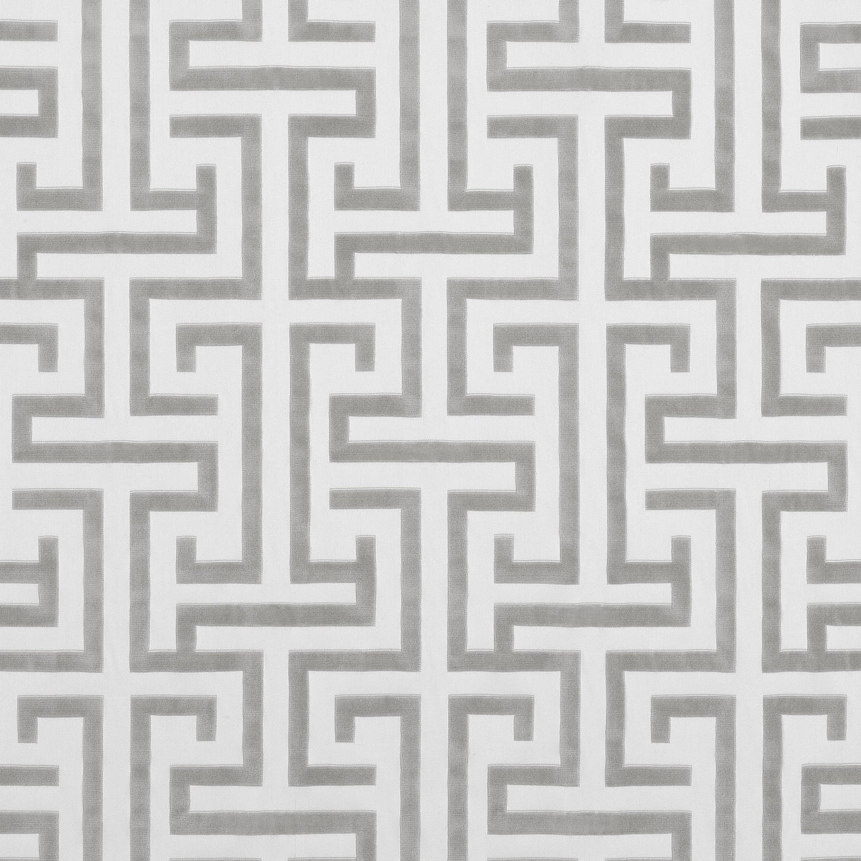 Thibaut Ming Trail Grey Fabric