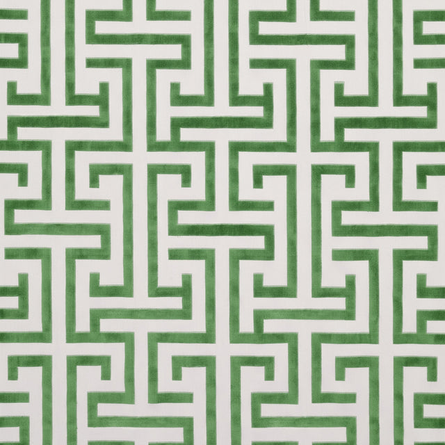Thibaut Ming Trail Green Fabric