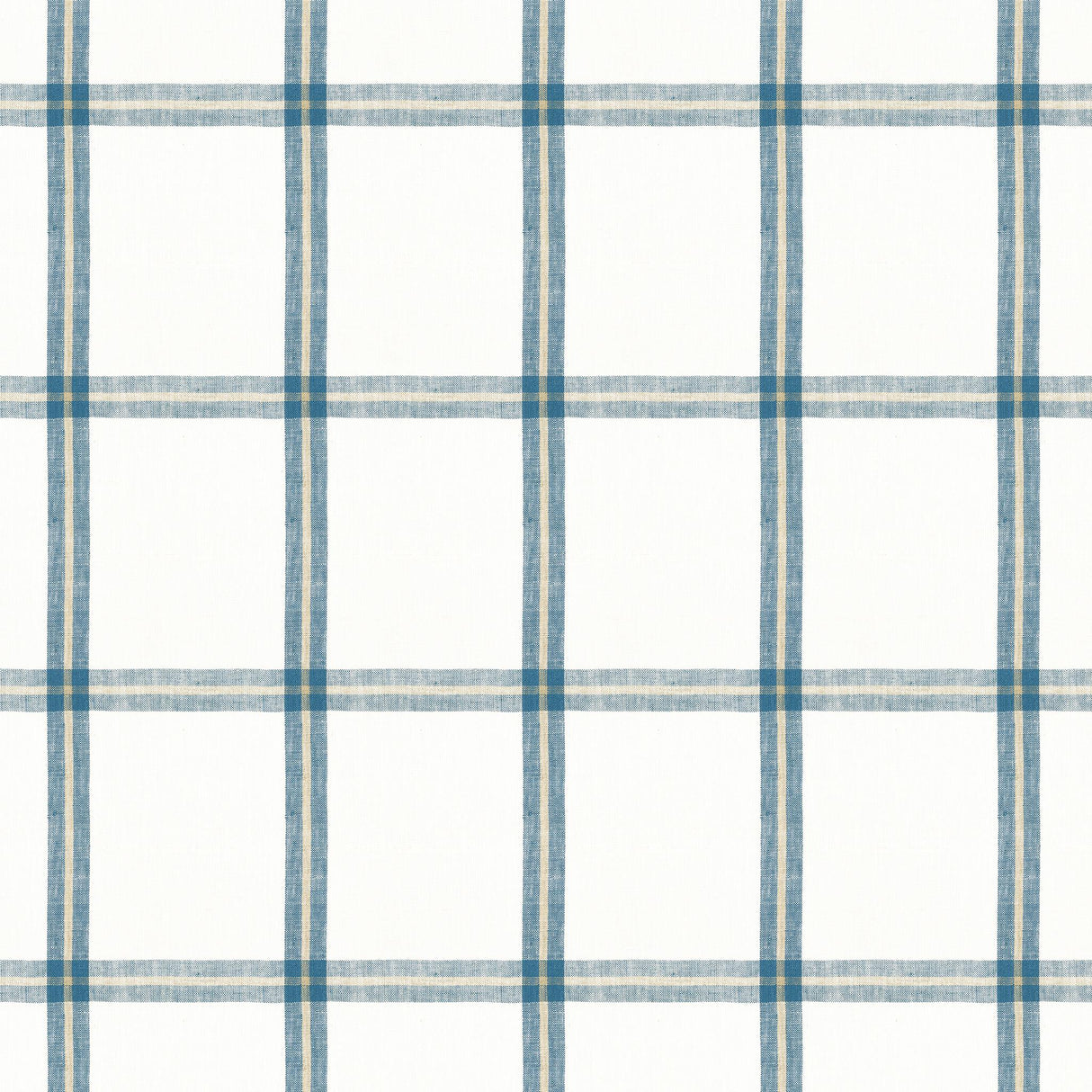 Thibaut HUNTINGTON PLAID Navy Fabric
