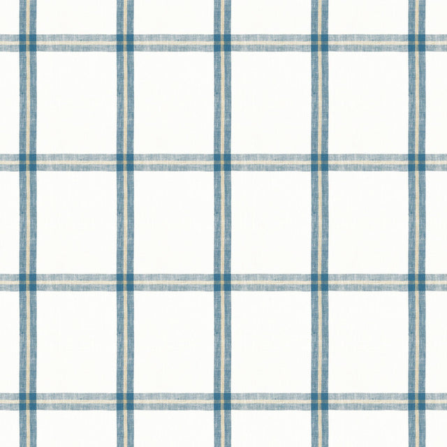 Thibaut HUNTINGTON PLAID Navy Fabric