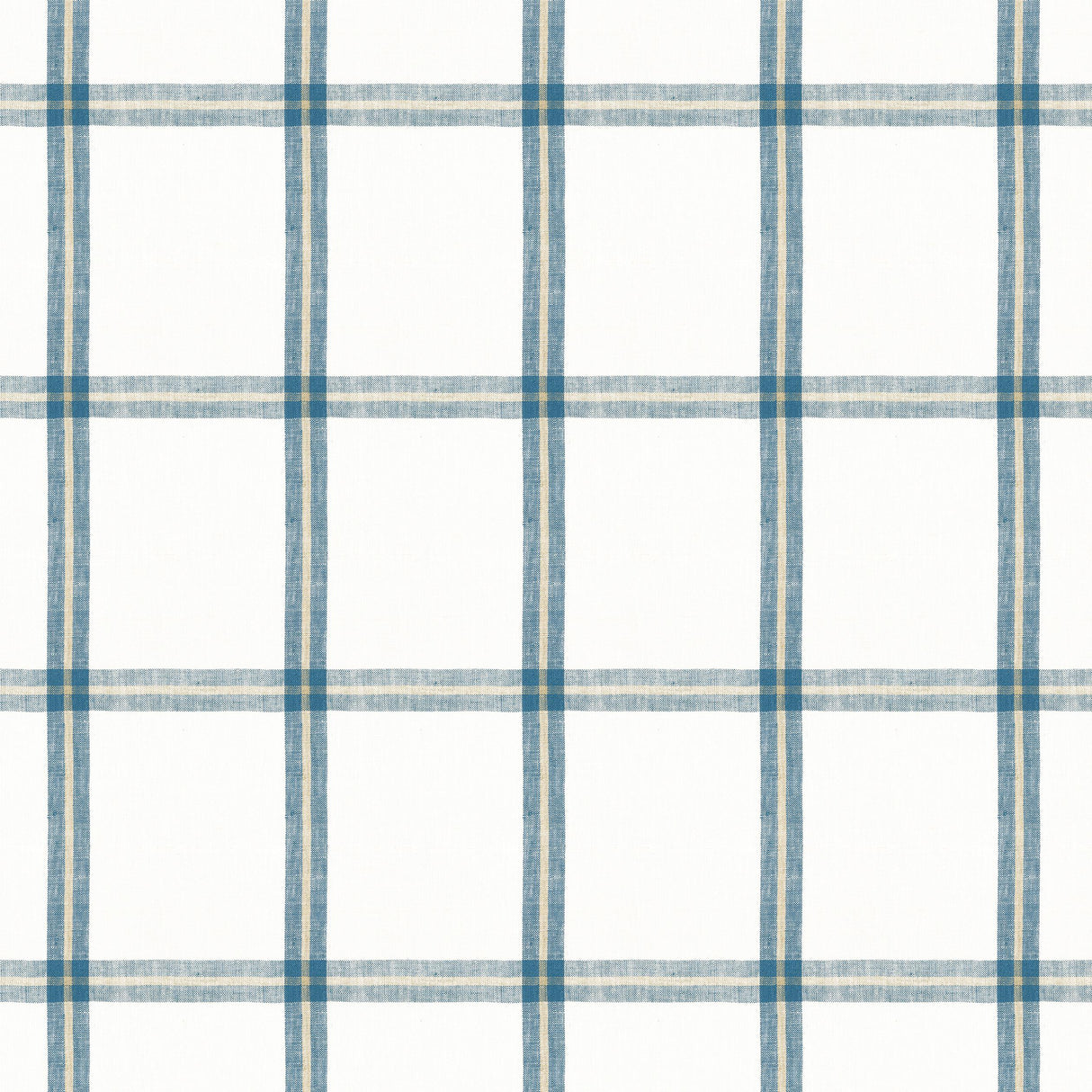 Thibaut Huntington Plaid Navy Fabric
