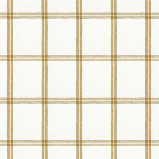 Thibaut HUNTINGTON PLAID Camel Fabric
