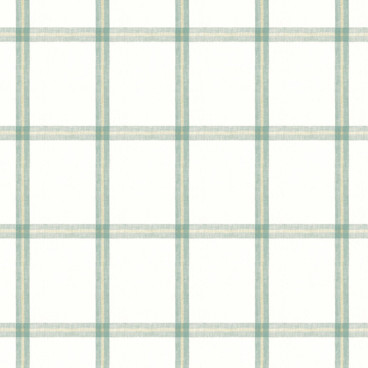 Thibaut HUNTINGTON PLAID Seaglass Fabric
