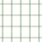 Thibaut HUNTINGTON PLAID Seaglass Fabric