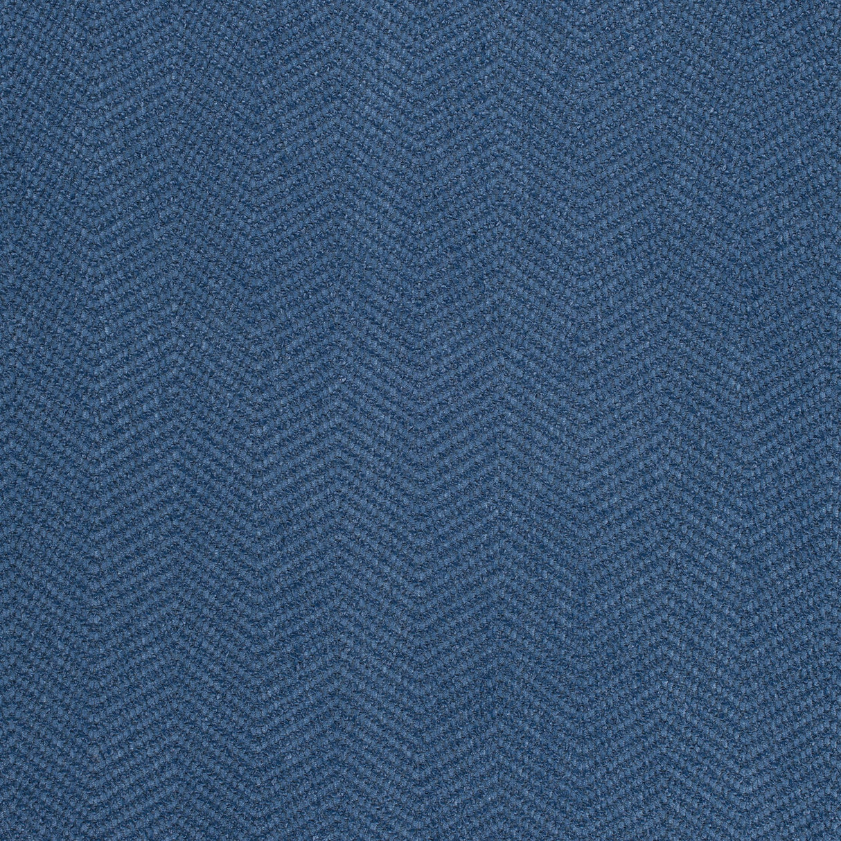Thibaut Dalton Herringbone Royal Blue Fabric