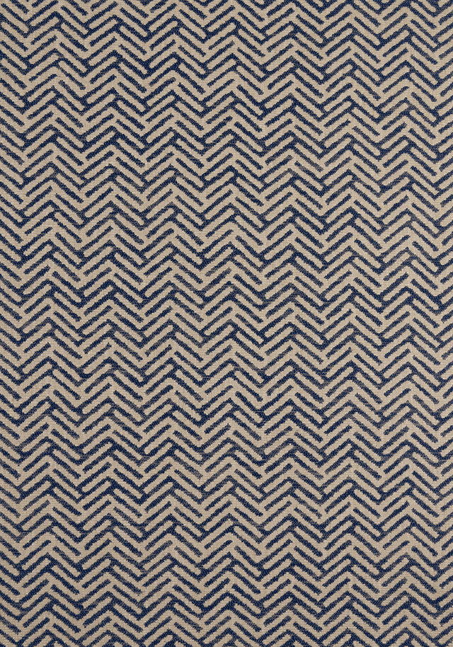 Thibaut VARENNA Camel and Navy Fabric