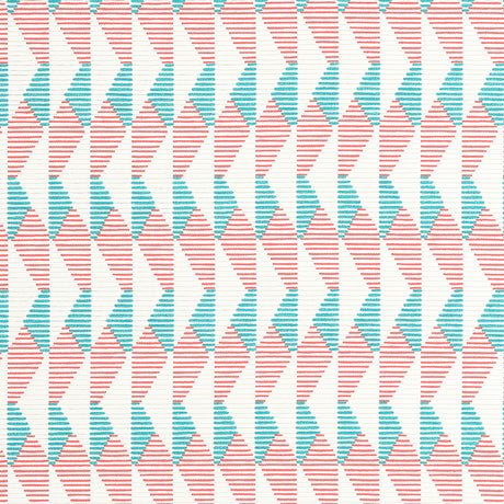 Thibaut HARPER Capri and Coral Fabric
