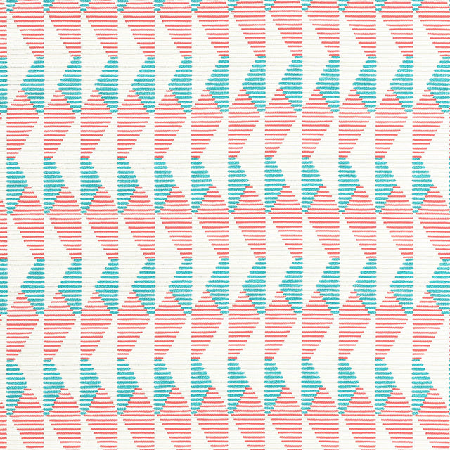 Thibaut HARPER Capri and Coral Fabric