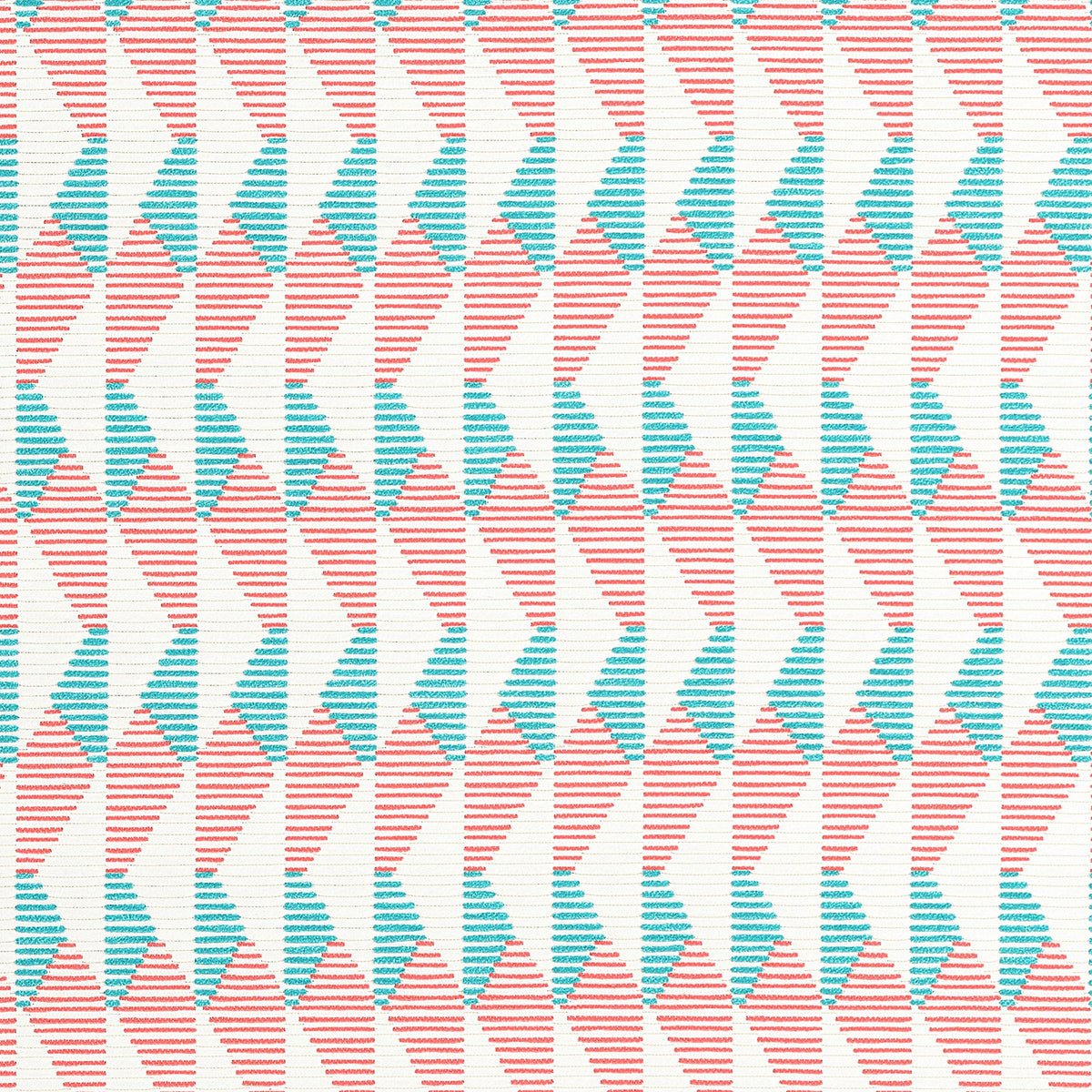 Thibaut Harper Capri And Coral Fabric