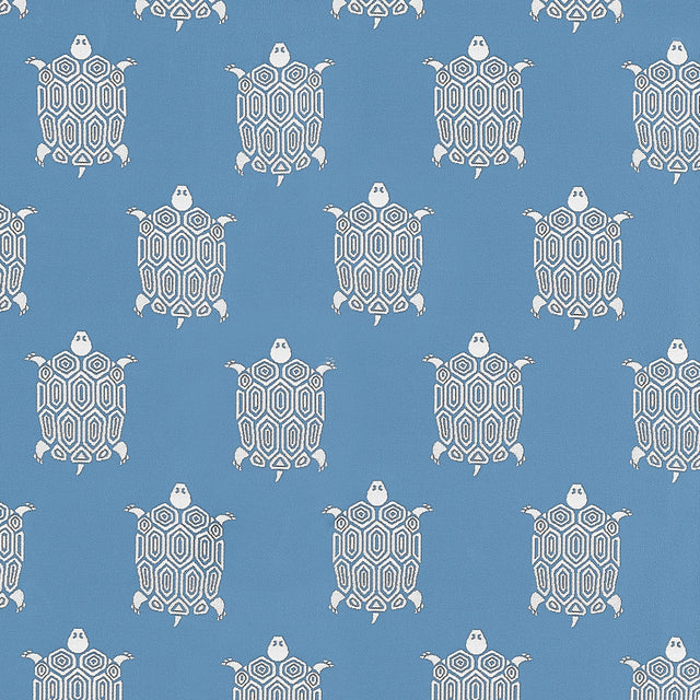 Thibaut TURTLE BAY Island Blue Fabric