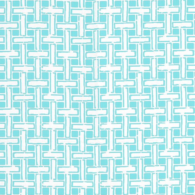 Thibaut PANAMA MATELASSE Aqua Fabric