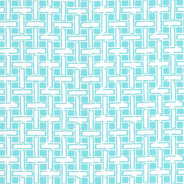 Thibaut Panama Matelasse Aqua Fabric