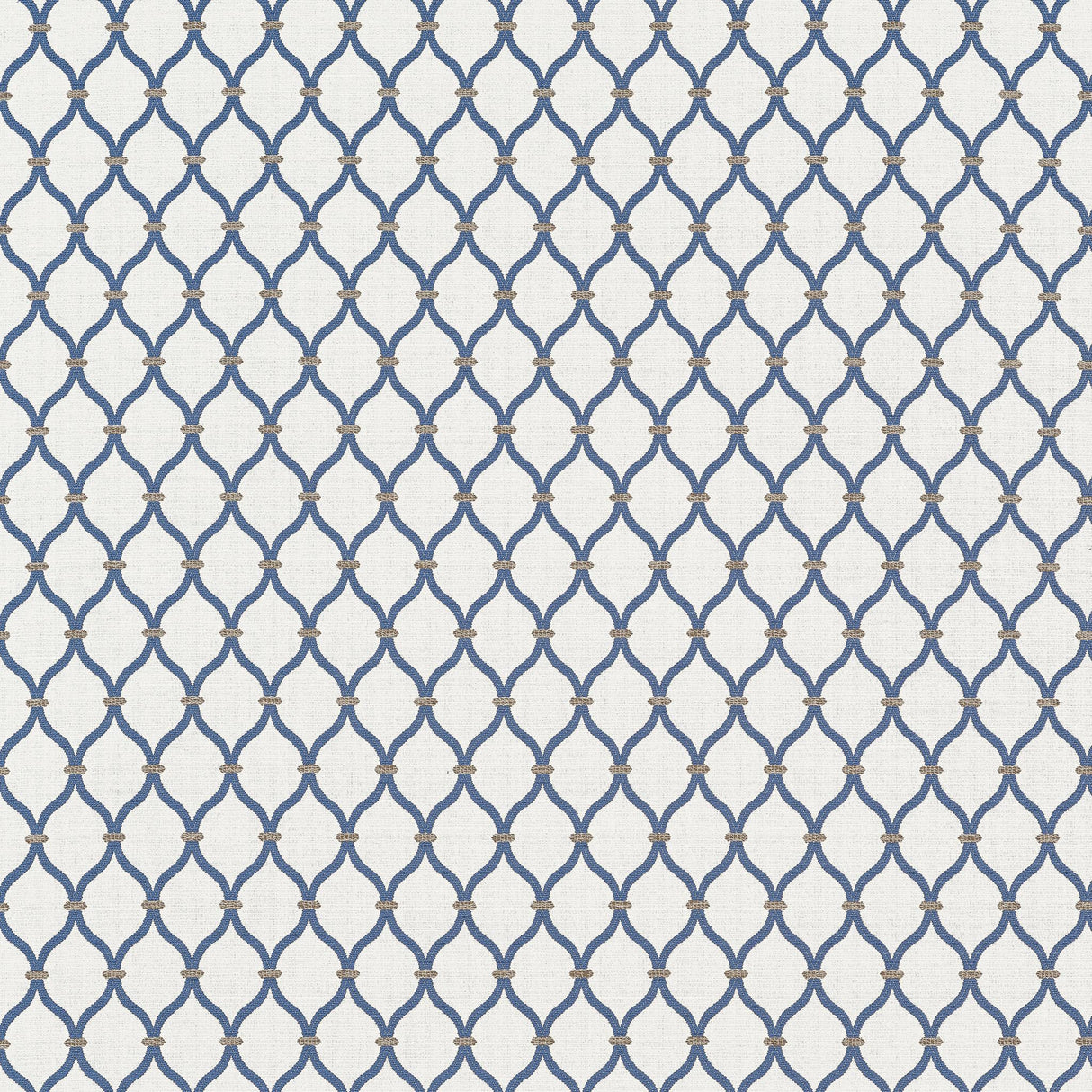 Thibaut CHANDLER Indigo Fabric