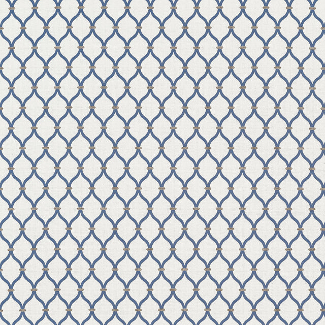 Thibaut CHANDLER Indigo Fabric