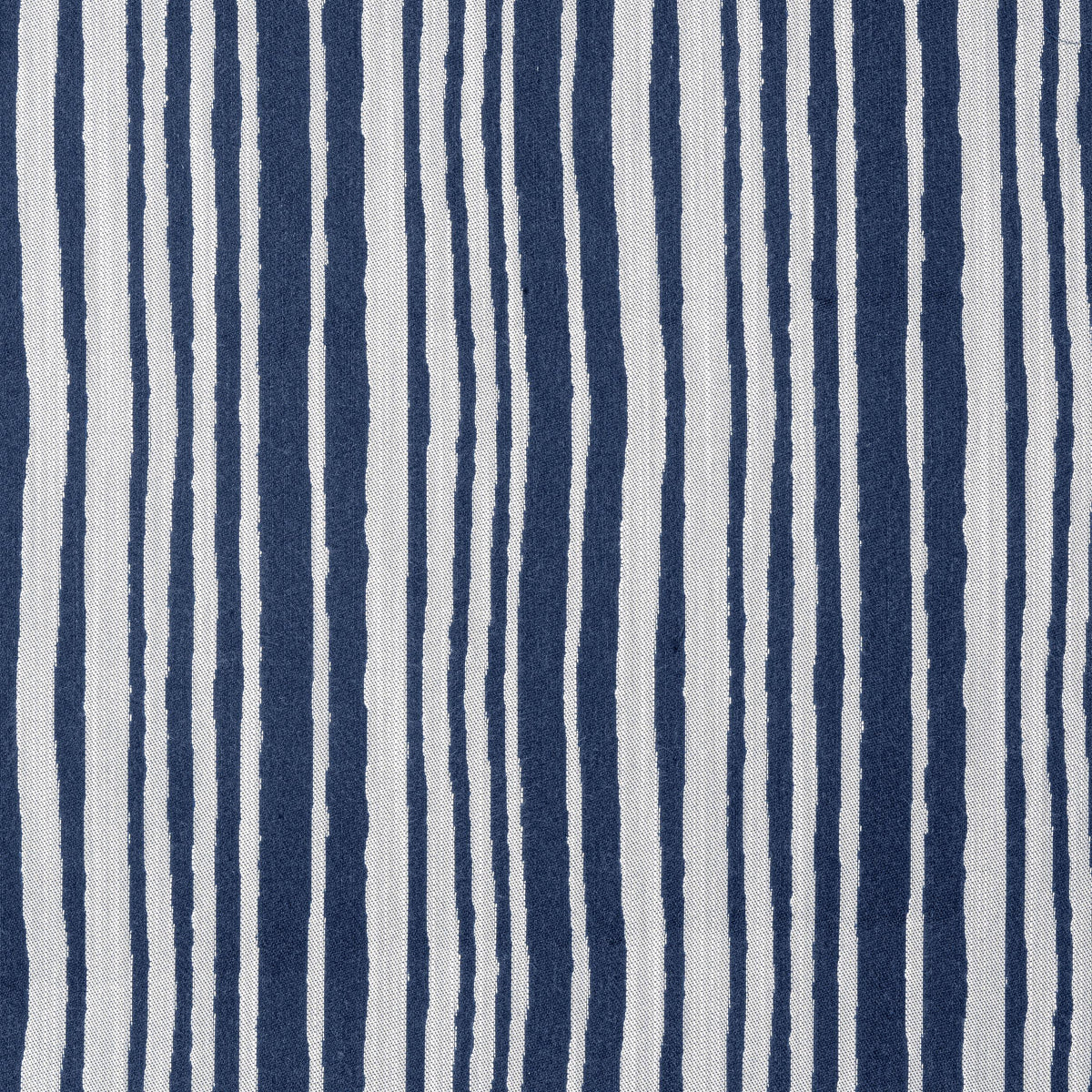 Thibaut Pintado Stripe Navy Fabric