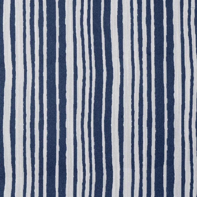 Thibaut Pintado Stripe Navy Fabric