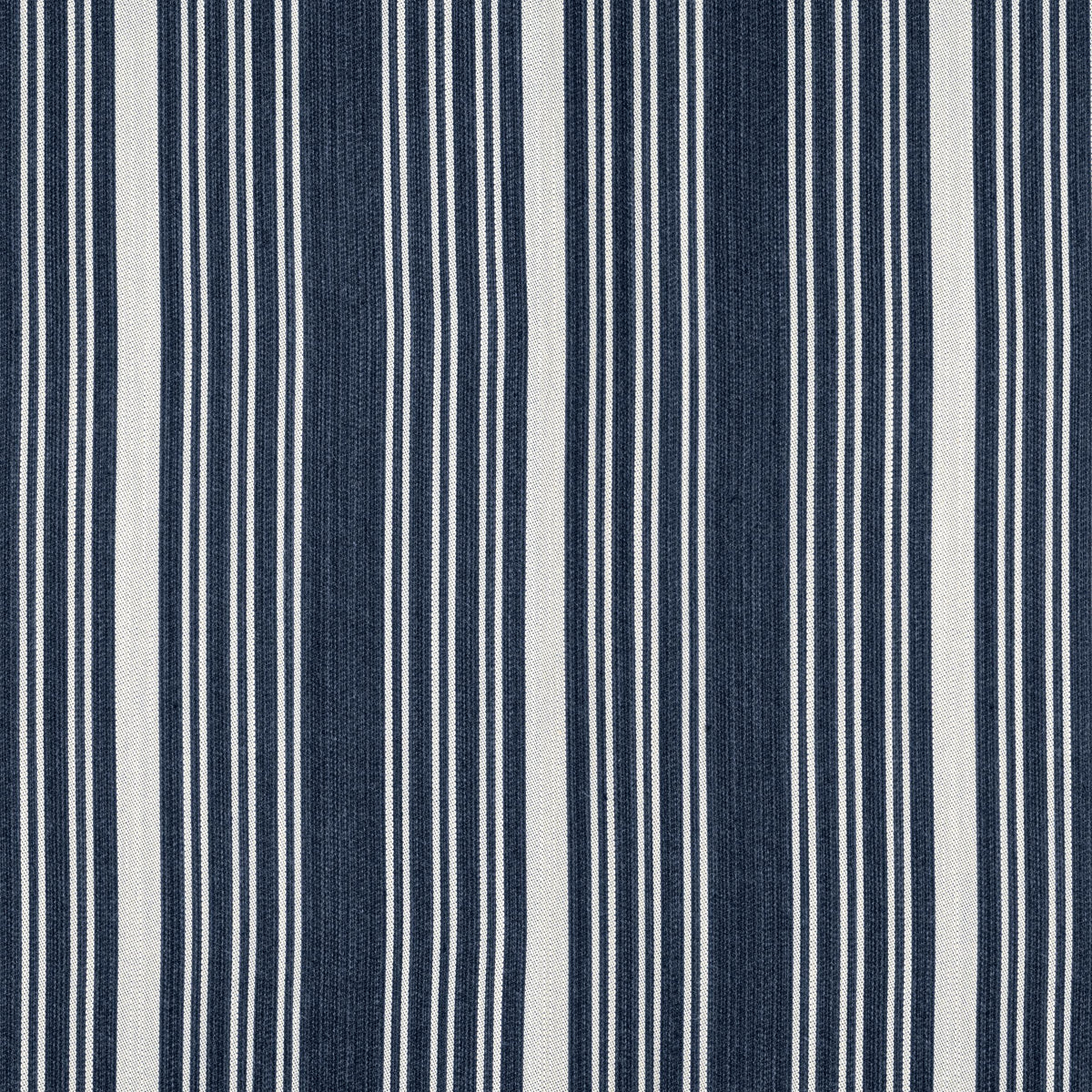 Thibaut Kaia Stripe Navy Fabric