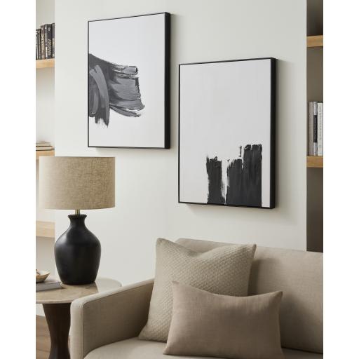 Surya Brush Strokes BRUS-001 32"H x 24"W x 2"D, 32"H x 24"W x 2"D Wall Art Piece
