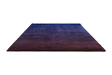 Brink & Campman Shade Low Electric Blue/Aubergine 5'7 x 7'10 Rug