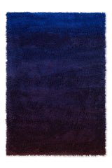 Brink & Campman Shade High Electric Blue/Aubergine 5'7 x 7'10 Rug