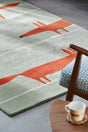 Brink & Campman Mr Fox SCI Mr-Fox-Mint/Poppy 4'7 x 6'7 Rug