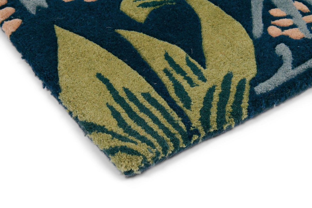 Brink & Campman Strawberry-Thief MOR -Indigo 4'7 x 6'7 Rug