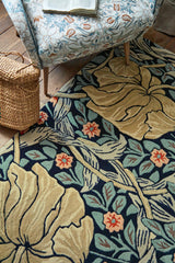 Brink & Campman Pimpernel MOR  Indigo 4'7 x 6'7 Rug