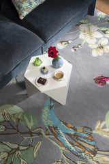 Brink & Campman Hummingbird WW  Grey 5'7 x 7'10 Rug