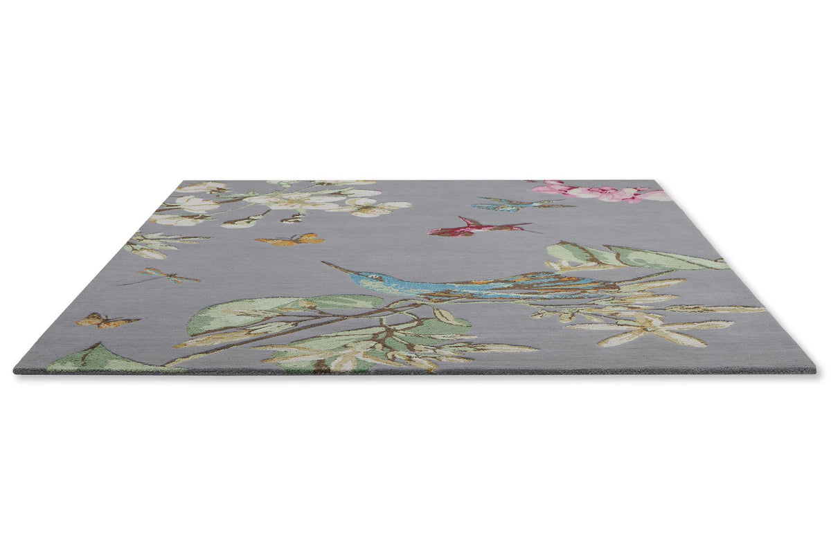 Brink & Campman Hummingbird WW  Grey 5'7 x 7'10 Rug
