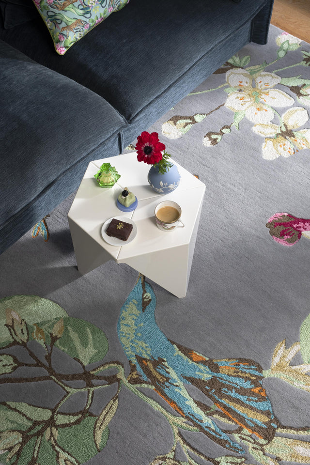 Brink & Campman Hummingbird WW  Grey 3'9 x 5'9 Rug