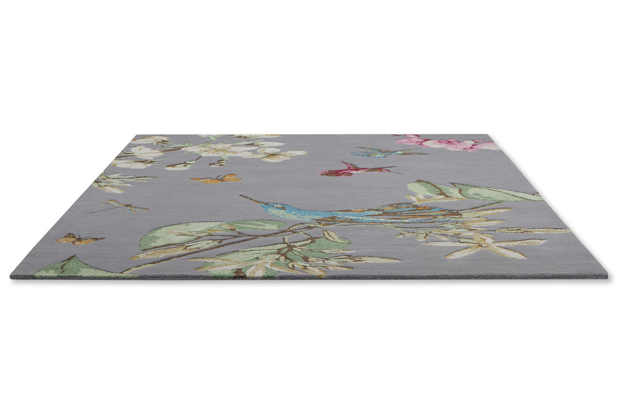 Brink & Campman Hummingbird WW  Grey 3'9 x 5'9 Rug