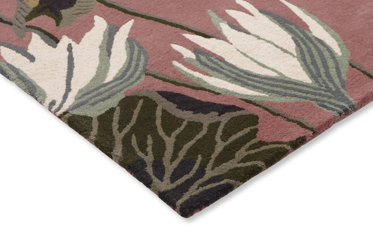 Brink & Campman Waterlily WW -Dusty Rose 3'9 x 5'9 Rug