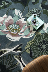Brink & Campman Waterlily WW -Midnight Pond 3'9 x 5'9 Rug