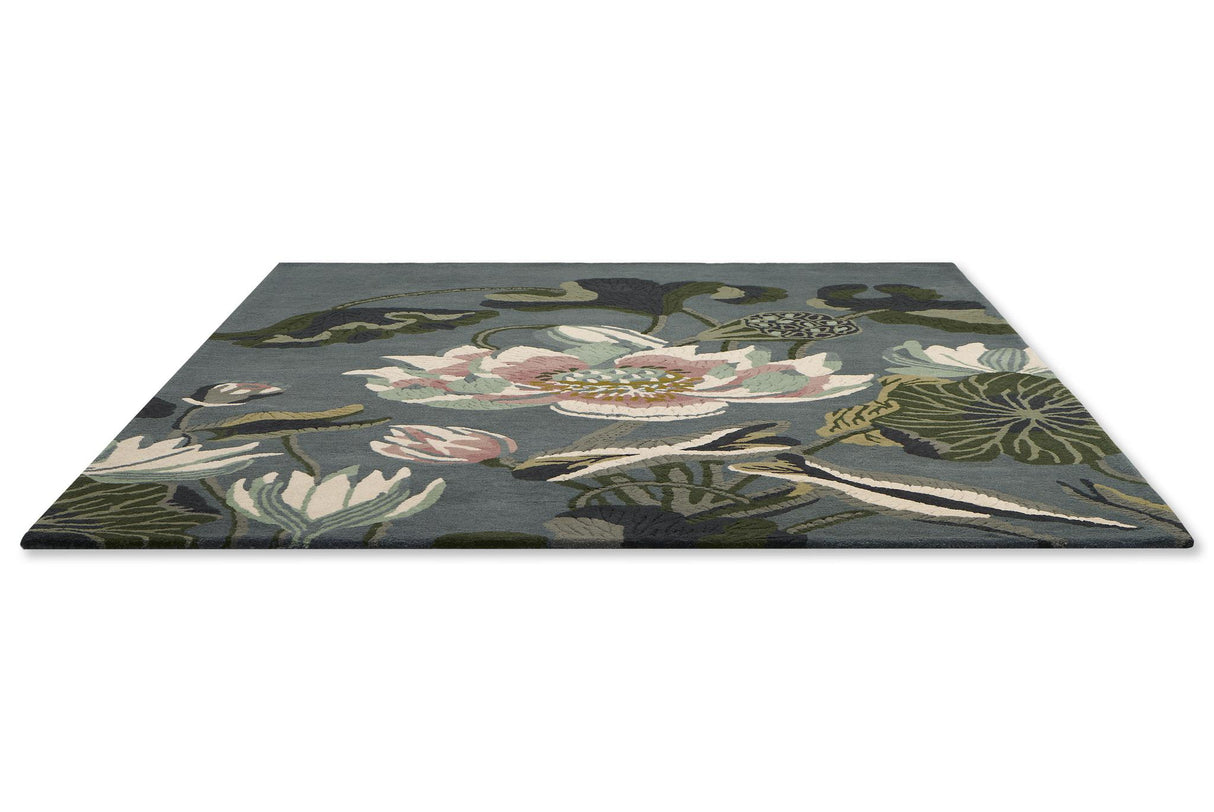 Brink & Campman Waterlily WW -Midnight Pond 3'9 x 5'9 Rug