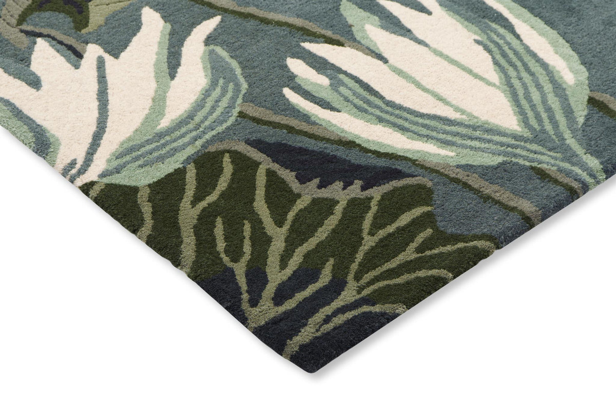Brink & Campman Waterlily WW -Midnight Pond 6'7 x 0' Rug
