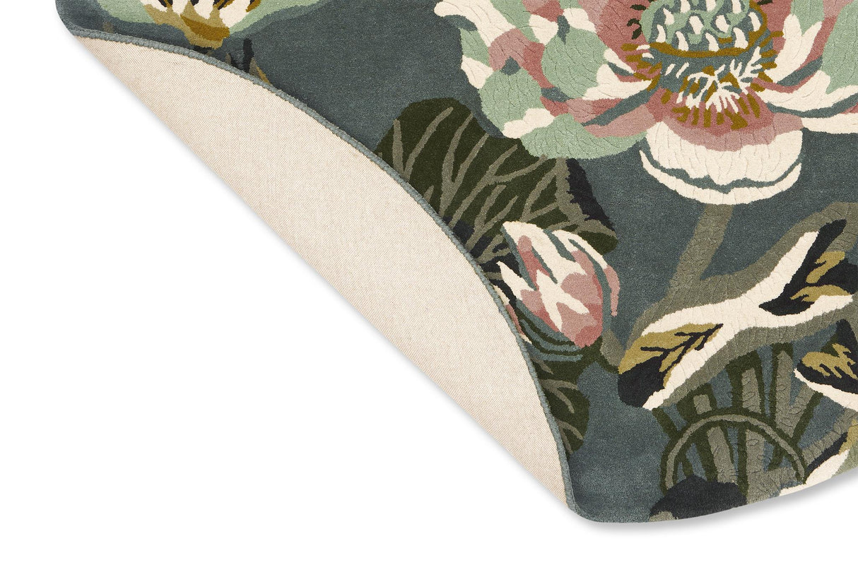 Brink & Campman Waterlily WW -Midnight Pond 6'7 x 0' Rug