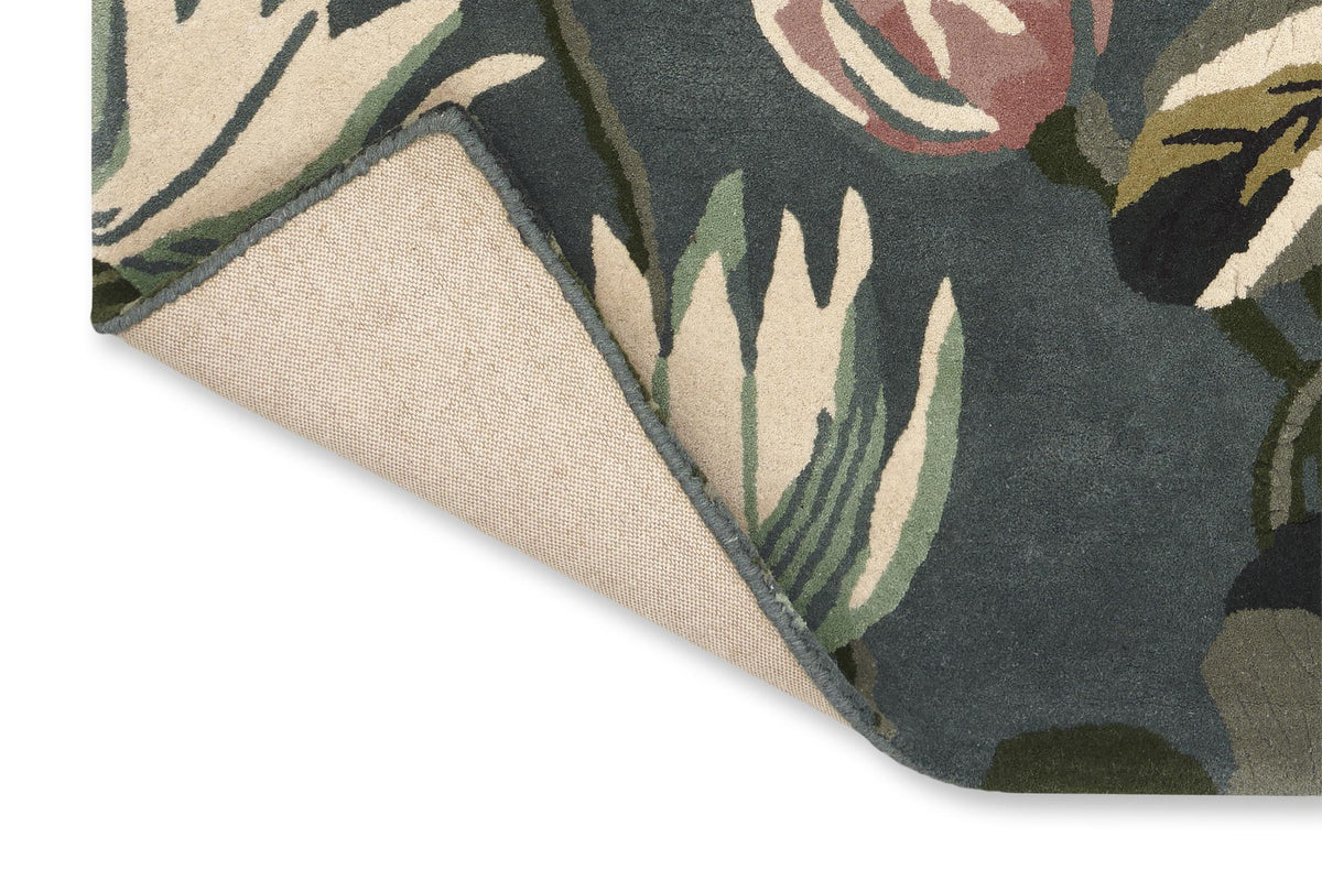 Brink & Campman Waterlily WW -Midnight Pond 6'7 x 0' Rug