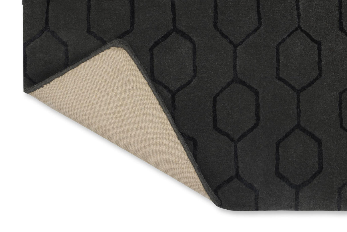 Brink & Campman Gio WW -Noir 3'9 x 5'9 Rug