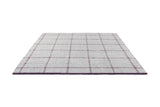 Brink & Campman Craft Matter Check Ash/Stone Red 5'3 x 7'6 Rug