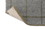 Brink & Campman Craft Matter Check Slate/Olive 5'3 x 7'6 Rug