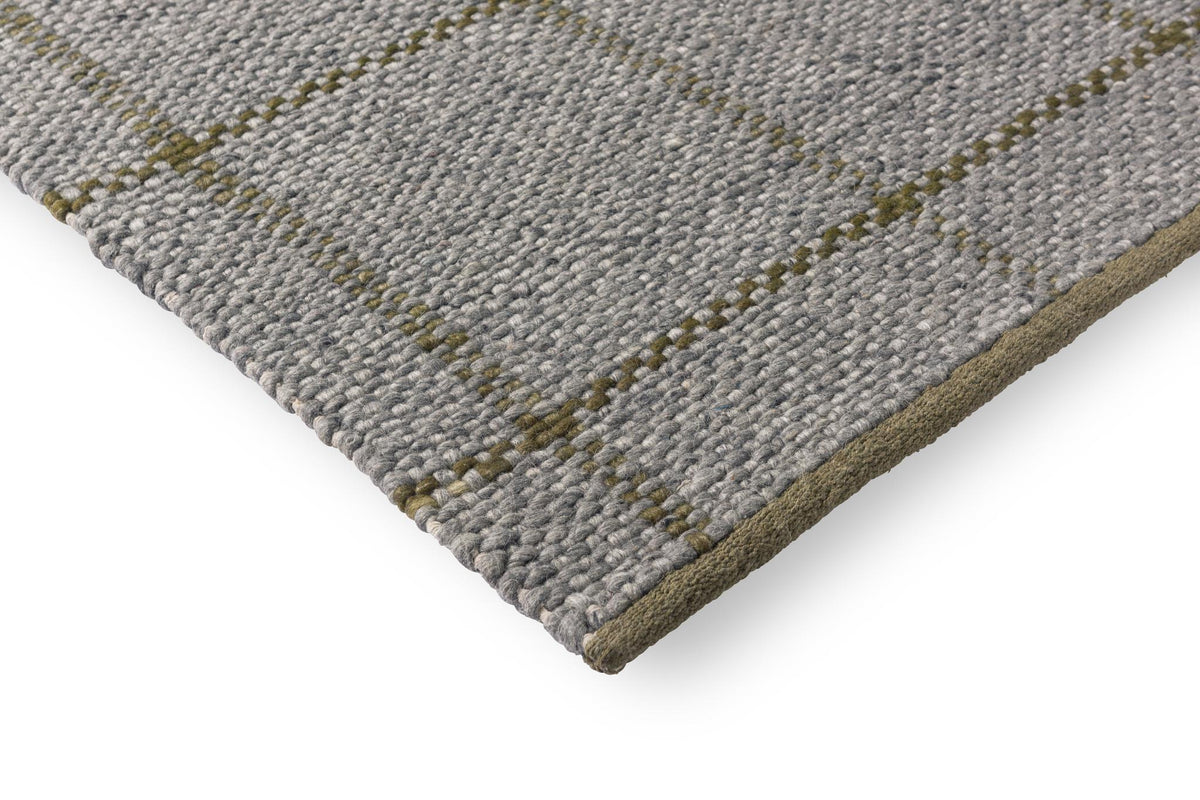 Brink & Campman Craft Matter Check Slate/Olive 6'7 x 9'2 Rug