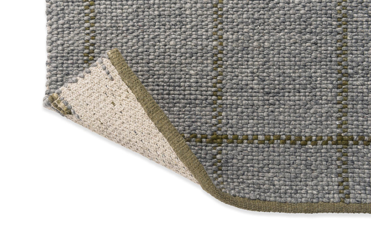 Brink & Campman Craft Matter Check Slate/Olive 8'2 x 11'6 Rug