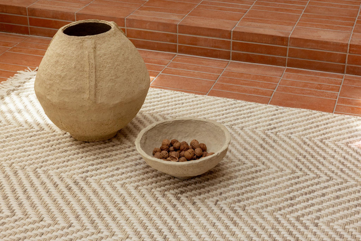 Brink & Campman Atelier Twill Oyster 6'7 x 9'2 Rug