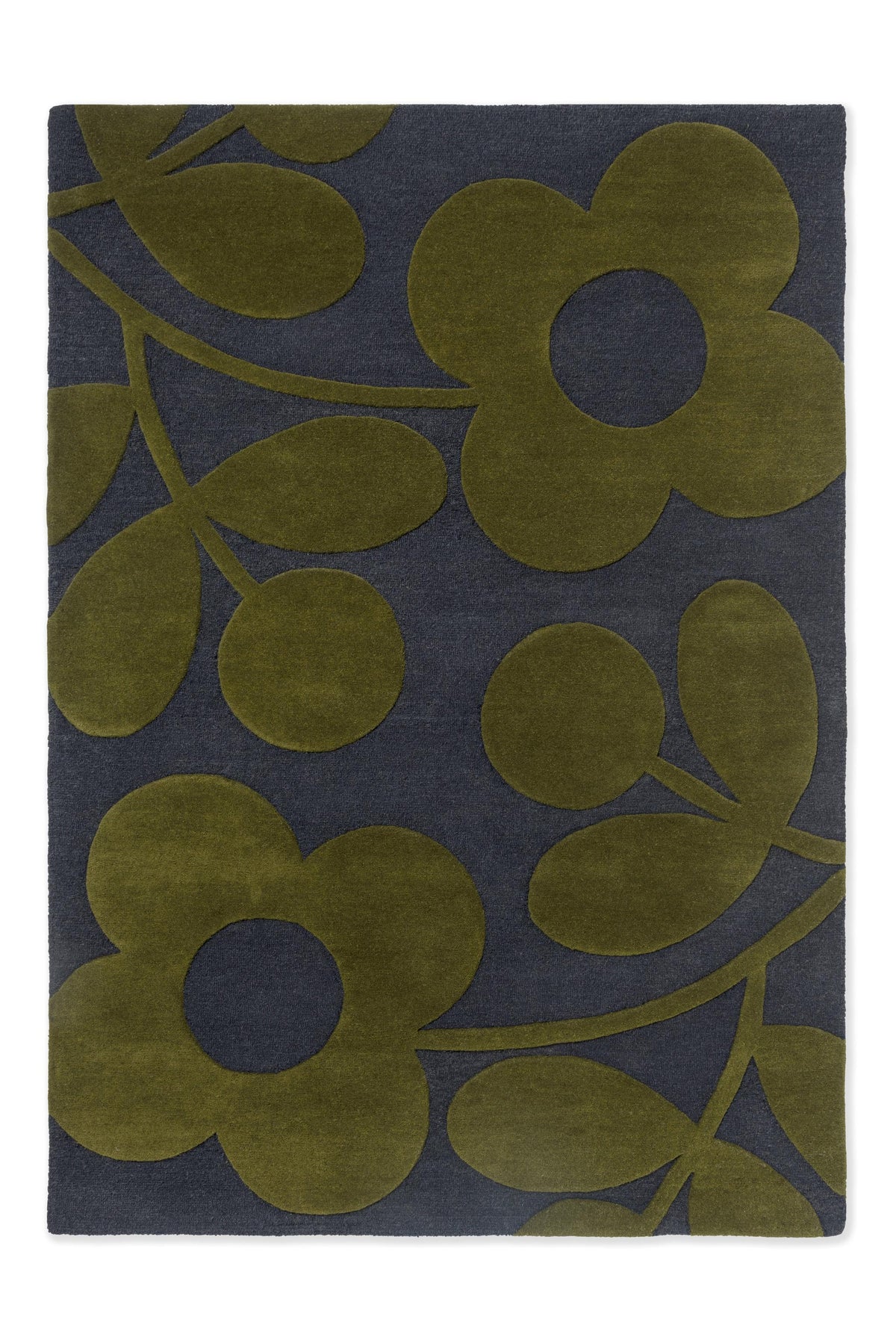 Brink & Campman Sprig Stem OR  Marine 5'3 x 7'6 Rug
