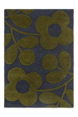 Brink & Campman Sprig Stem OR  Marine 5'3 x 7'6 Rug