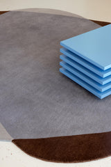 Brink & Campman Element Chad Brown Blue 5'3 x 0' Rug