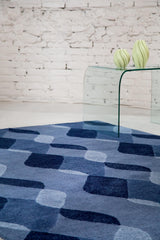 Brink & Campman Decor Riff Water Blue 5'3 x 7'6 Rug