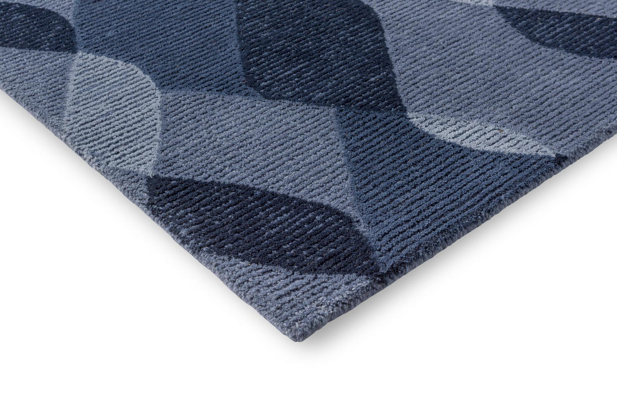 Brink & Campman Decor Riff Water Blue 5'3 x 7'6 Rug